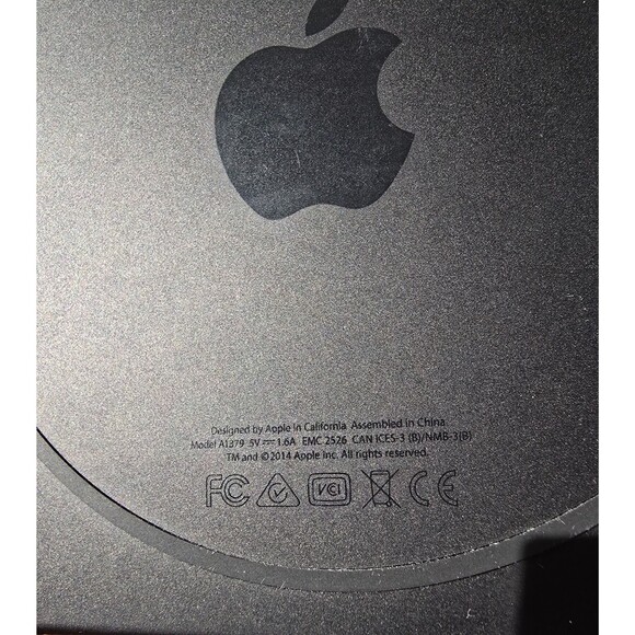 Apple USB SuperDrive (A1379) USB 2.0 External Optical CD-RW/DVD-RW Burner Tested - Picture 3 of 3